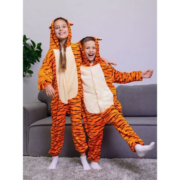 Pajamas Kigurumi children's Tiger art 1104