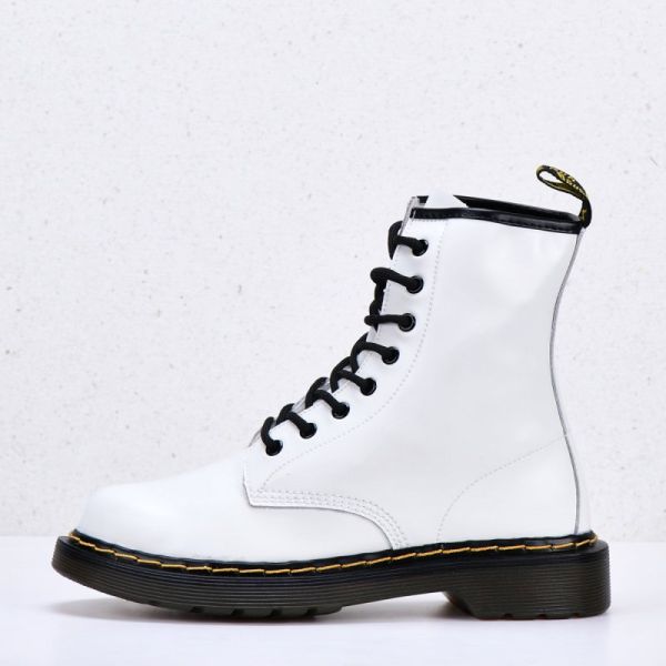 Women's boots Niunailun White without fur art 339-2