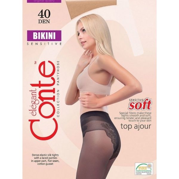 Tights Conte Bikini 40 den Natural (beige) art 8s-47sp-1