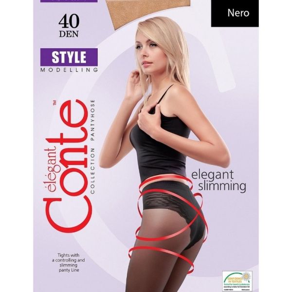 Tights Conte Style 40 den Natural (beige) art 8s-74sp-1