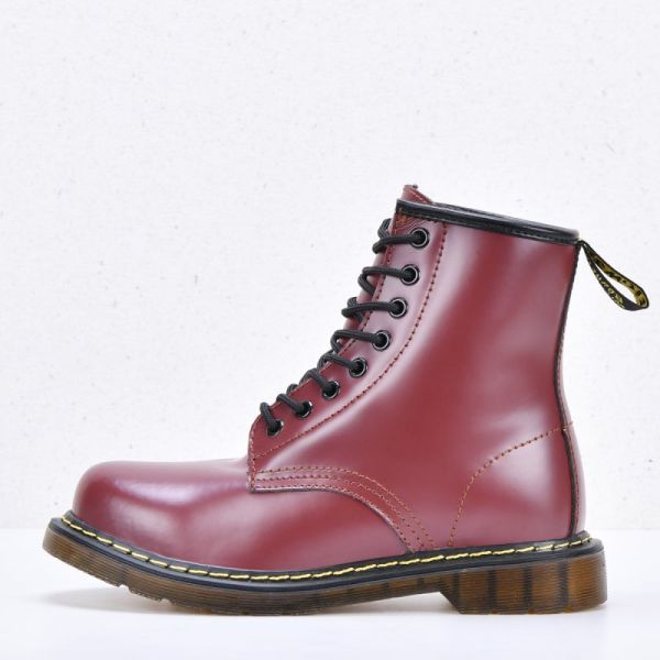 Women's boots Dr. Martens Red with fur art. 984-2