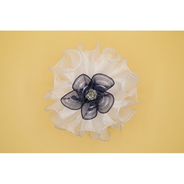 Hair bow with elastic d 12 cm art bant-46