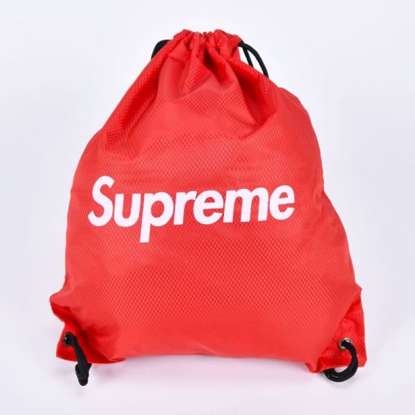 Backpack bag Supreme color red art 1389